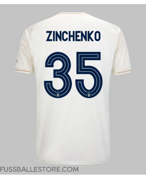 Günstige Nottingham Forest Oleksandr Zinchenko #35 Auswärtstrikot 2025-26 Kurzarm Günstige Nottingham Forest Oleksandr Zinchenko #35 Auswärtstrikot 2025-26 Kurzarm